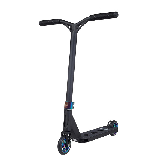 Striker Lux Youth Black/Rainbow Freestyle Scooter