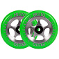 Wheels Proto Sliders Starbright Green On Raw 2pcs