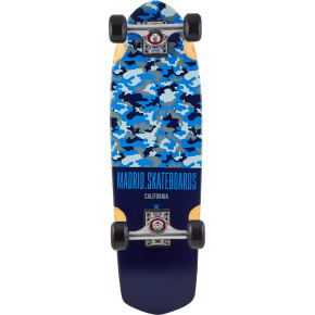 Longboard Madrid Camo Cruiser 8.25 "blue Longboard Madrid Camo Cruiser 8.25 "blue