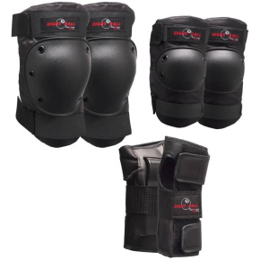 Eight Ball Set of 3 Skate Protectors (Junior|Black) Eight Ball Set of 3 Skate Protectors (Junior|Black)