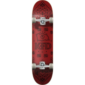 KFD Bandana Skateboard Complete (7.75"|Crimson) KFD Bandana Skateboard Complete (7.75"|Crimson)