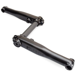 Stolen Mob V4 3-Piece 8-Spline BMX Crank (170mm|Black) Stolen Mob V4 3-Piece 8-Spline BMX Crank (170mm|Black)