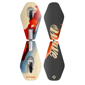 Waveboard Street Surfing WAVE RIDER Abstract, wooden Waveboard Street Surfing WAVE RIDER Abstract, wooden