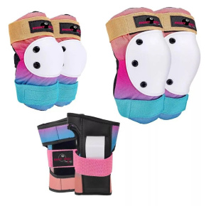 Eight Ball Set of 3 Skate Protectors (S/M|Sunset) Eight Ball Set of 3 Skate Protectors (S/M|Sunset)