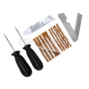 FORCE tubeless tire repair kit with tools
