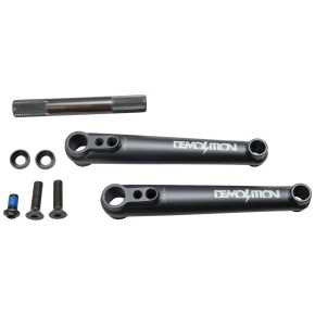 Demolition Revolt 48 Spindle BMX Crank (175mm|Flat Black) Demolition Revolt 48 Spindle BMX Crank (175mm|Flat Black)