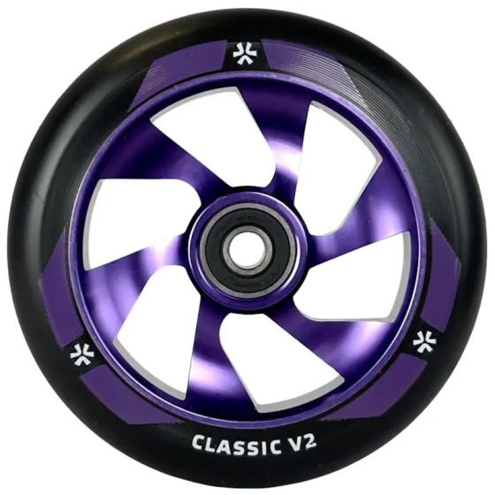 Union Classic V2 Wheel 110mm Black/Polished Purple