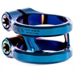 Ethic Sylphe V2 Clamp 34.9 mm Chrome Blue Ethic Sylphe V2 Clamp 34.9 mm Chrome Blue