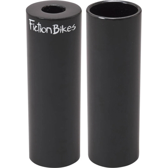 Fiction Steel Freestyle BMX Pegs (Black | 2 pieces)
