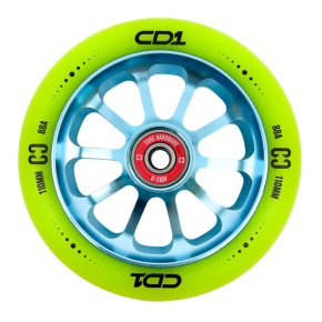 CORE CD1 Wheel 110mm Lime/Blue CORE CD1 Wheel 110mm Lime/Blue