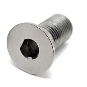 TLC Hollow Titanium BMX Crank Spindle screw (Natural) TLC Hollow Titanium BMX Crank Spindle screw (Natural)