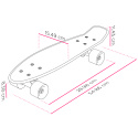 Skateboard Street Surfing POP BOARD Black Dot Souper