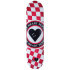 Heart Supply Insignia Check Skate Board (8.25"|Red)