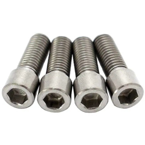 TLC Primo Titanium BMX Crank Arm Pinch Bolts (Natural) TLC Primo Titanium BMX Crank Arm Pinch Bolts (Natural)