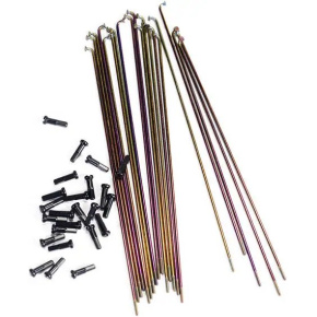 Colony Plain Gauge Wires 20 pcs (184mm|Rainbow Anodise) Colony Plain Gauge Wires 20 pcs (184mm|Rainbow Anodise)