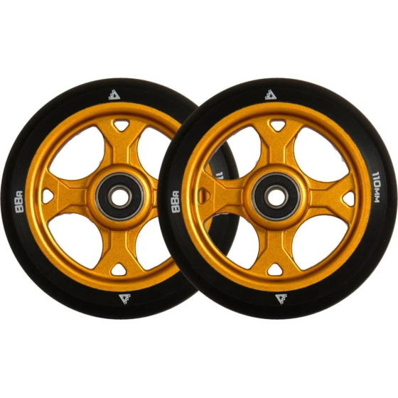 Trynyty Gothic Scooter Wheel 2-Pack (110mm | Gold)