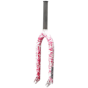 Fiction Shank BMX Fork (Psycho White Red Splatter) Fiction Shank BMX Fork (Psycho White Red Splatter)