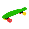 Skateboard FIZZ BOARD Green, Red-Yellow PU, green