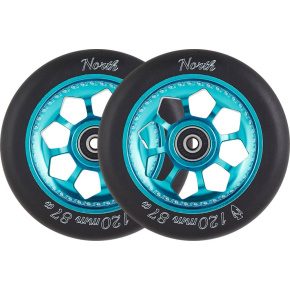 Wheels North Pentagon 120mm Teal 2pcs Wheels North Pentagon 120mm Teal 2pcs