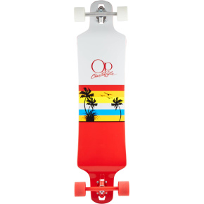 Ocean Pacific Double Drop Sunset Complete Longboard (38 "| Red) Ocean Pacific Double Drop Sunset Complete Longboard (38 "| Red)