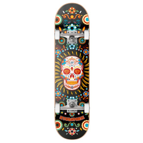 Hydroponic Mexican Skateboard 8.125 "Black Skull Hydroponic Mexican Skateboard 8.125 "Black Skull