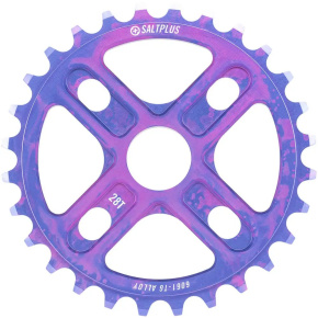 Salt Plus Manta BMX Sprocket (Nebula Purple|28T) Salt Plus Manta BMX Sprocket (Nebula Purple|28T)