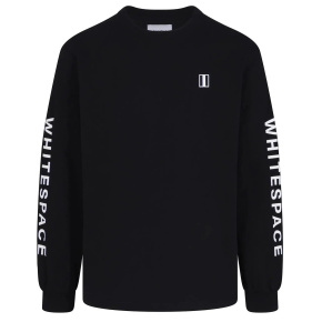 Whitespace Block Long Sleeve T-Shirt (M|Black) Whitespace Block Long Sleeve T-Shirt (M|Black)