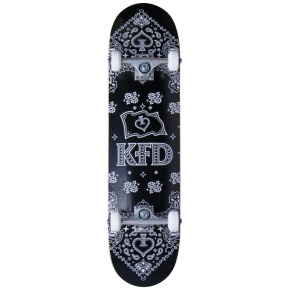 KFD Bandana Skateboard Complete (7.75"|Black) KFD Bandana Skateboard Complete (7.75"|Black)
