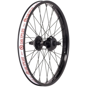 Salt Plus Summit 18" Cassette BMX Rear Wheel (Black|Left hand drive) Salt Plus Summit 18" Cassette BMX Rear Wheel (Black|Left hand drive)