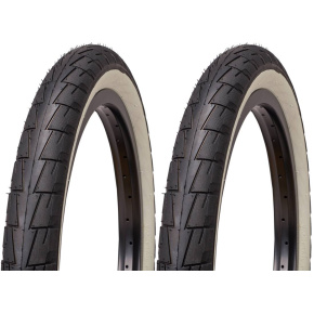 Mafia Lagos Crawler 20" BMX tyres (2.4"|Black/Whitewall) Mafia Lagos Crawler 20" BMX tyres (2.4"|Black/Whitewall)