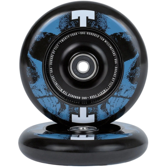 Tilt Durare Selects Skulls Wheels 120 mm Blue 2 pcs