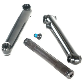 Family Tubular 3-Piece 48-Spline BMX Cranks (170mm | Black) Family Tubular 3-Piece 48-Spline BMX Cranks (170mm | Black)