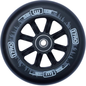 Longway Tyro Nylon Core 110mm Black / White Flame Longway Tyro Nylon Core 110mm Black / White Flame