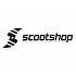 Large black Scootshop stickers