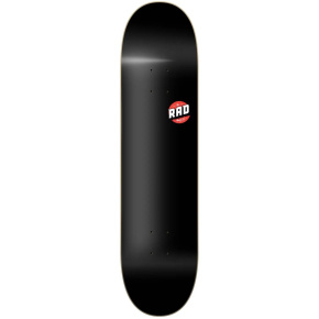 RAD Blank Logo Skate Board (8"|Black)