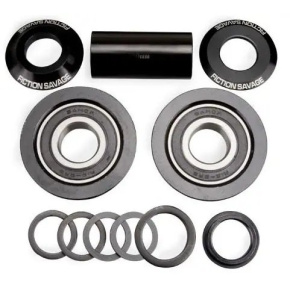 Fiction Savage American Mid Sealed BMX Bottom Bracket (19mm|Black) Fiction Savage American Mid Sealed BMX Bottom Bracket (19mm|Black)