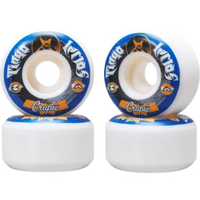 Crupié Tiago Lemos X Killah Priest Wide Skateboard Wheels 4 (52mm|Blue) Crupié Tiago Lemos X Killah Priest Wide Skateboard Wheels 4 (52mm|Blue)