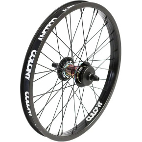Colony Pintour 20" Male Freecoaster BMX Rear Wheel (Black/Rainbow|Right hand drive) Colony Pintour 20" Male Freecoaster BMX Rear Wheel (Black/Rainbow|Right hand drive)