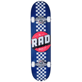 RAD Checker Stripe Skateboard Set (7.75"|Navy) RAD Checker Stripe Skateboard Set (7.75"|Navy)