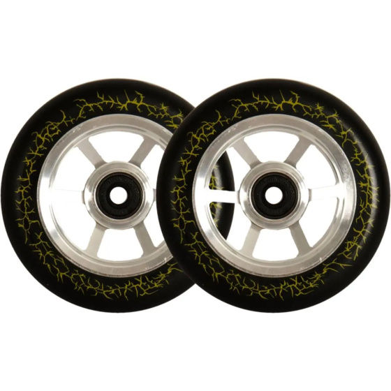 North Ryan Ruegg Signature Wheels 110x24mm Silver/Black 2Pcs