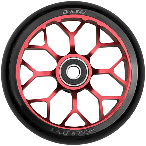 Drone Velocity 110mm Spoked Super-Light Kolečko (Red / Black)
