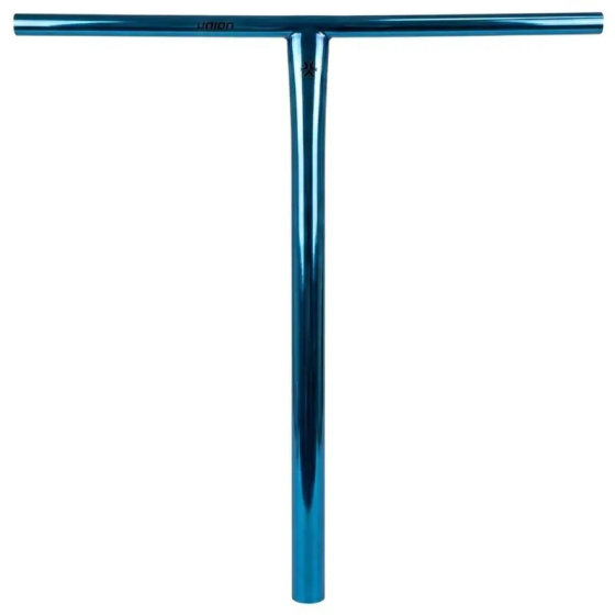 Union Uniq T Standard Handlebars 650mm Chrome Blue