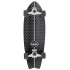 Mindless Surf Skate Fish Tail - Black - 9.75" x 29.5"