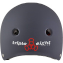 Helmet Triple Eight Brainsaver XS-S gray