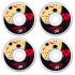 Hydroponic Horror Skateboard Wheels 4-Set (55mm|Friday 13)