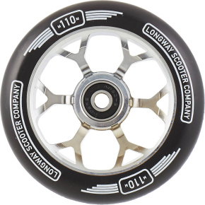 Wheel Longway Precinct 110mm Silver Wheel Longway Precinct 110mm Silver