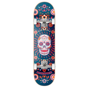 Hydroponic Mexican Skateboard 7.75 "Blue Skull Hydroponic Mexican Skateboard 7.75 "Blue Skull