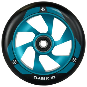 Union Classic V2 Pro Scooter Wheel 110mm Black/Teal Union Classic V2 Pro Scooter Wheel 110mm Black/Teal