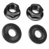 Salt CNC BMX Axle Nut (14mm|Black)