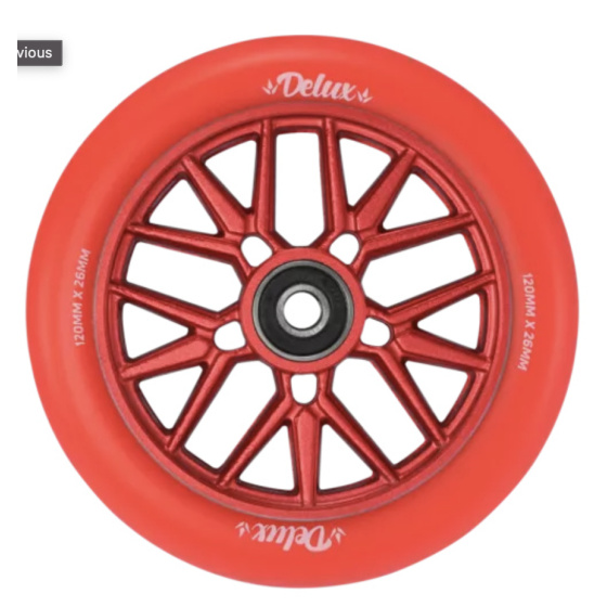 Blunt Delux wheel 120x26 mm red